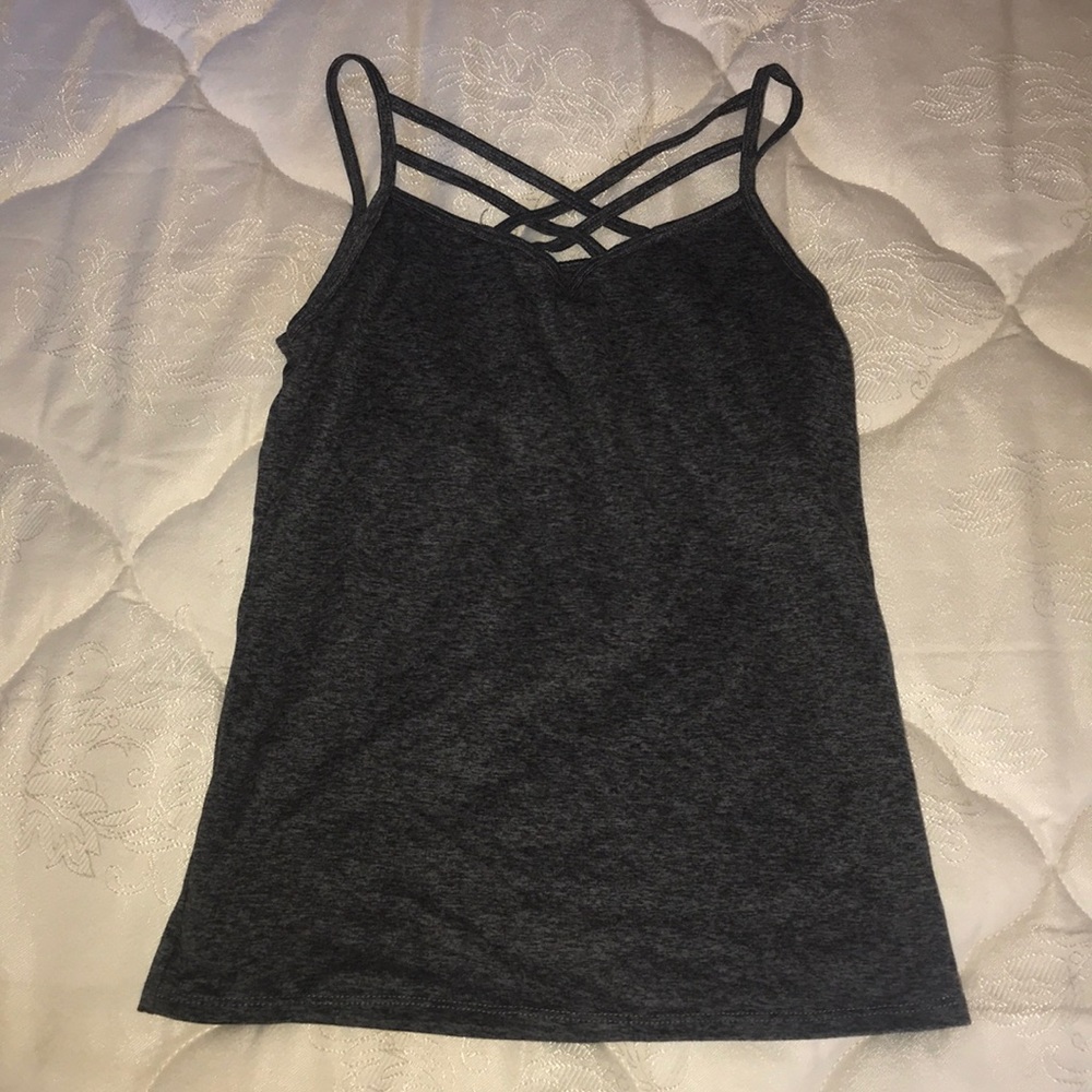 Criss cross front shirt